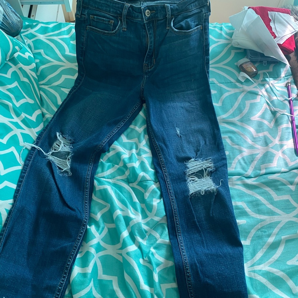 Hollister mom jeans